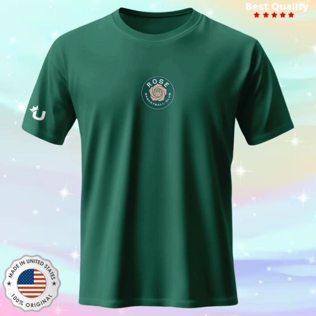 Official Unrivaled Basketball Rose Official Evergreen Logo T Shirt