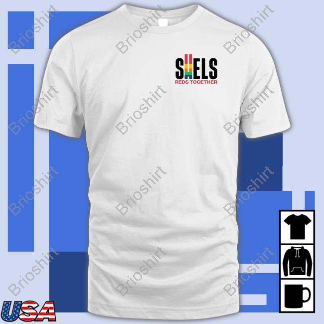 Official Shelbourne Shels 2023 Pride Red Together Tee Shirt