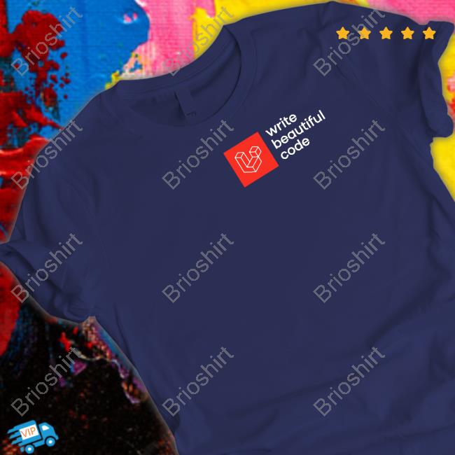 Official Write Beautiful Code T Shirt