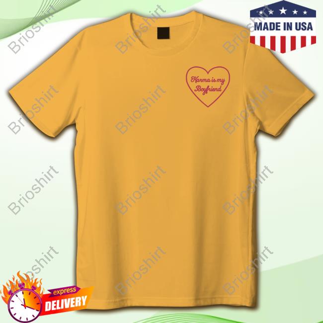 Taylor Swift Store Karma Is My Boyfriend Tee Shirt
