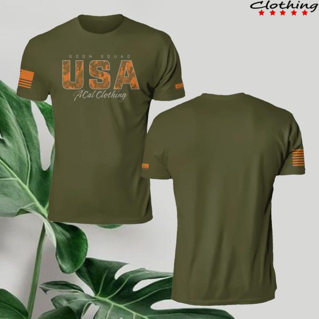 Official Acal Clothing Shop Merch Camo Gs Usa Shirt