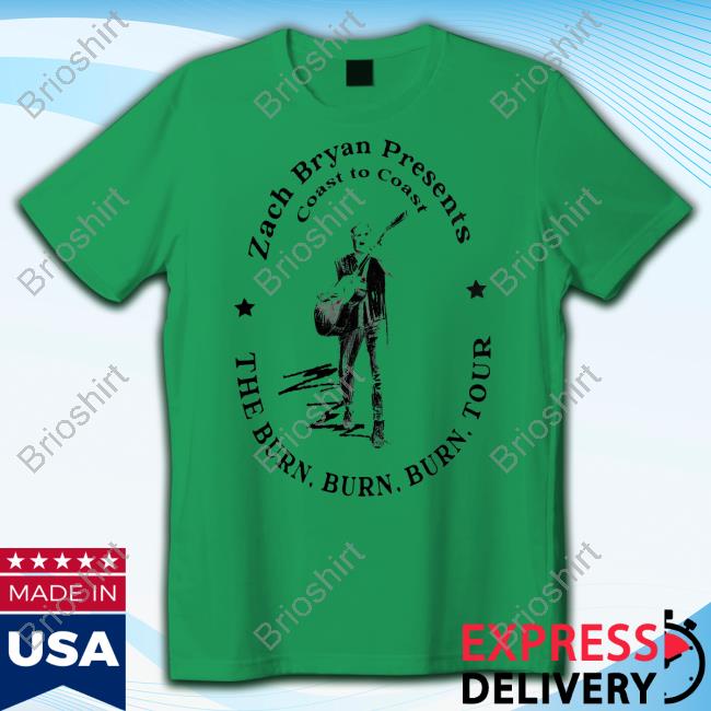 Zach Bryan Merch Coast to Coast Long Sleeved T Shirt