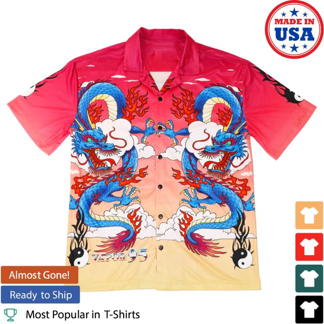 Official Vapor95 Clothing Store Shōwa Era Hawaiian Shirts Vapor 95
