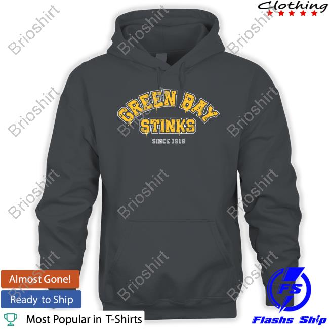Green Bay Stinks Since 1919 T Shirt Sotastick Merch John Randle