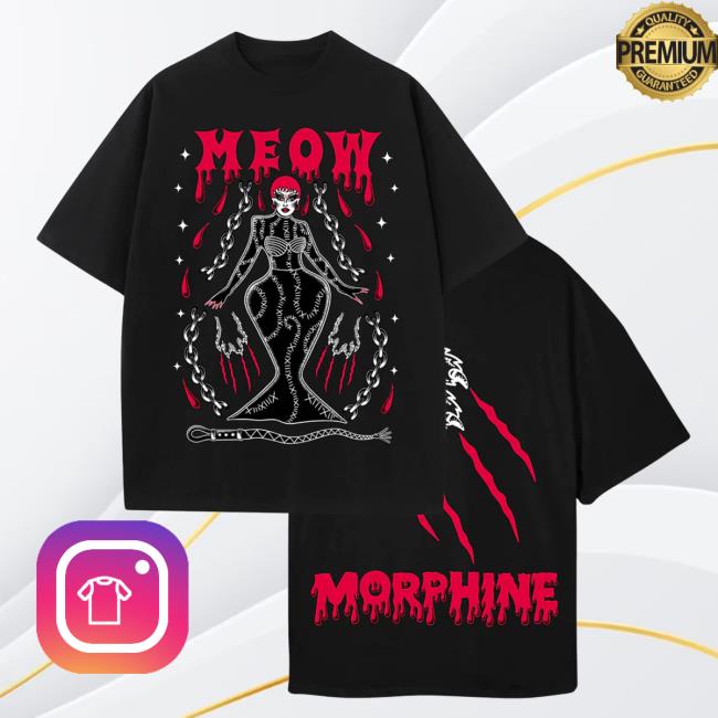 Morphine Love Dion Merch Store Catwoman Black Retro Shirt Morphinelovedion Clothing Shop Official Apparel