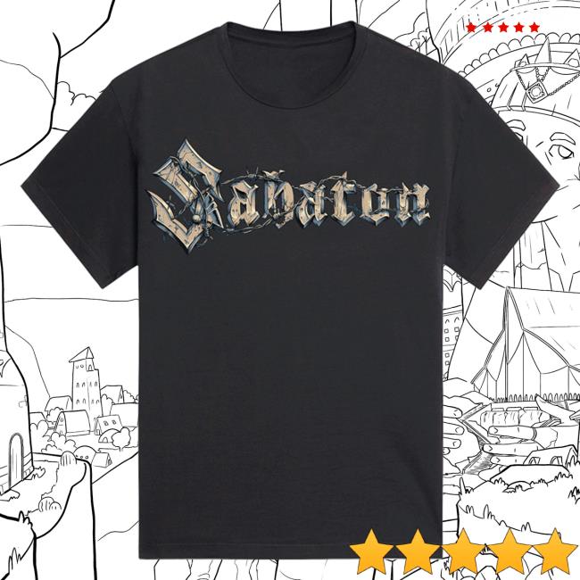 Official Sabaton Merch Store Sabaton Barbed Wire Attractive Shirt Sabaton Shop