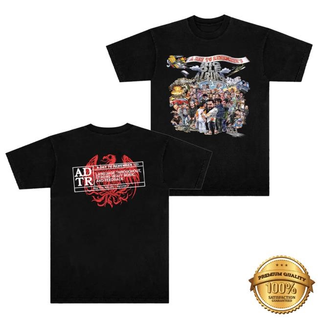 ADTR Big Ole Album New T-Shirt A Day To Remember Merch