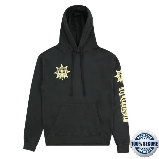 Glo Gang Store Shop Merch Glo Gang Left Sun Sweater (Washed Black) GloGangWorldWide
