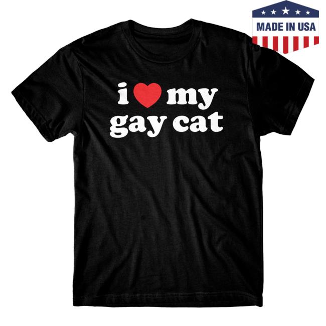 Official Danny Duncan Merch Store Danny Duncan I Heart My Cat Black Shirt Danny Duncan Apparel Clothing Shop DannyDuncan