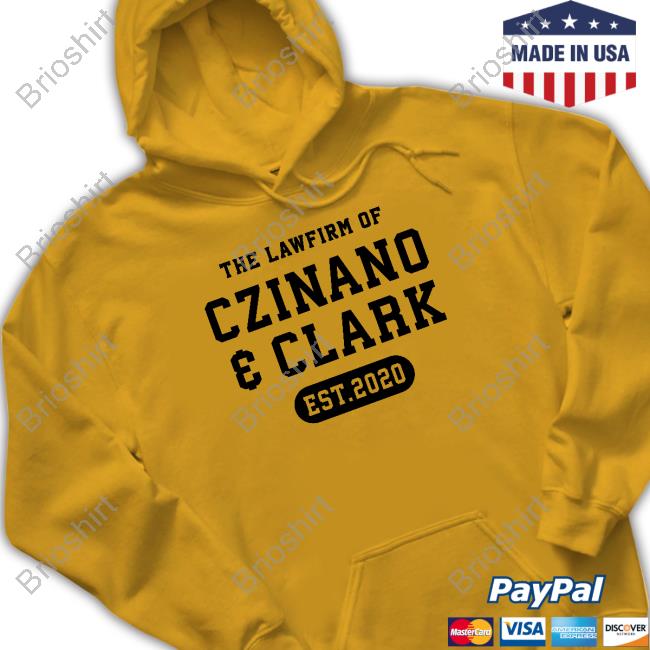 The Vinyl Studio Merch The Lawfirm Of Czinano And Clark Est 2020 T Shirt