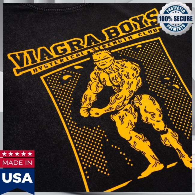 Hysterical Strength Club Shirt Viagra Boys Band Merch