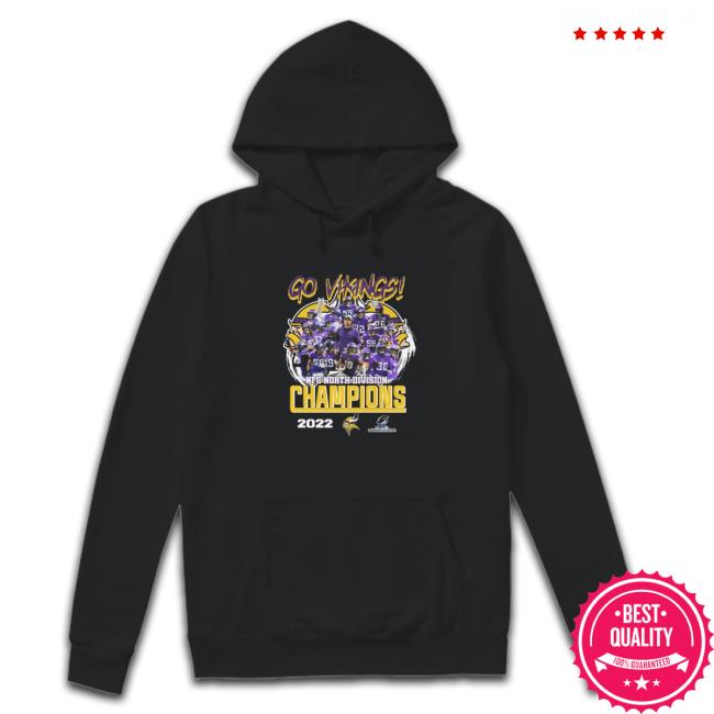 Official Go Minnesota vikings NFC north Division champions 2022 Cap