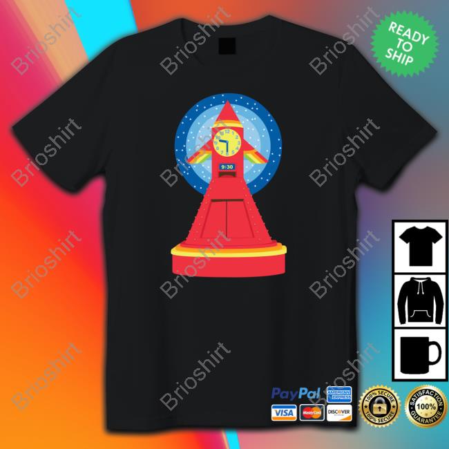 Rocket Clock Adult T-Shirt