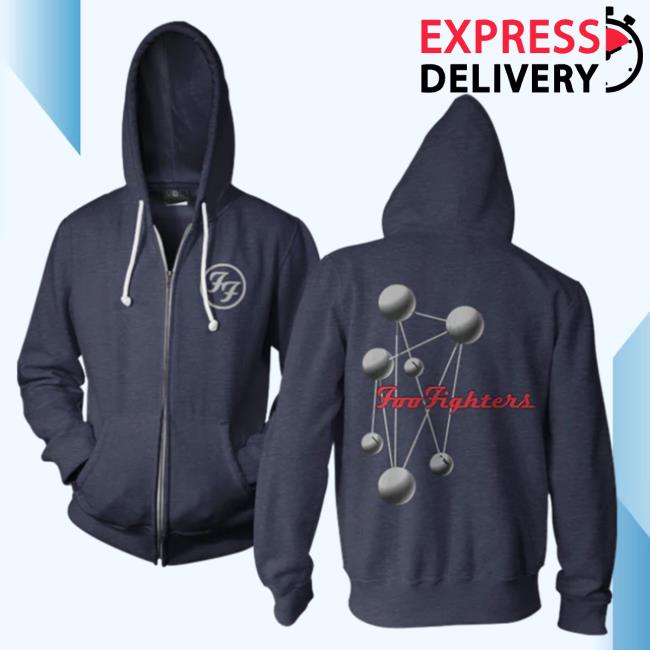 Official Molecules Zip Up Pullover Hoodie
