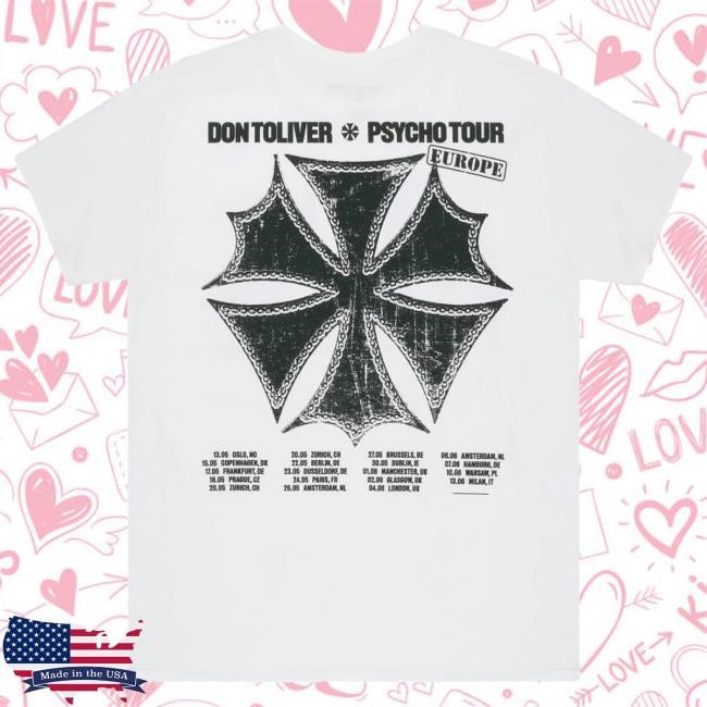 Complex Exclusive Don Toliver Psycho Tour Emblem Tee