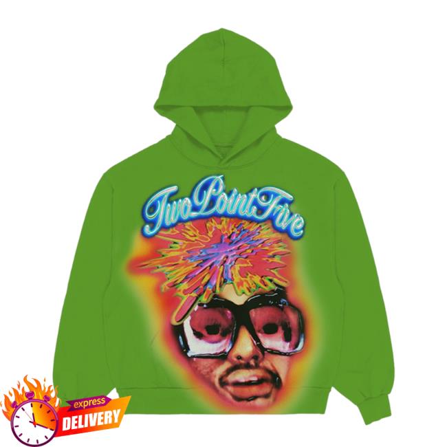 Official Aminé Twopointfive Airbrush Hoodies Green
