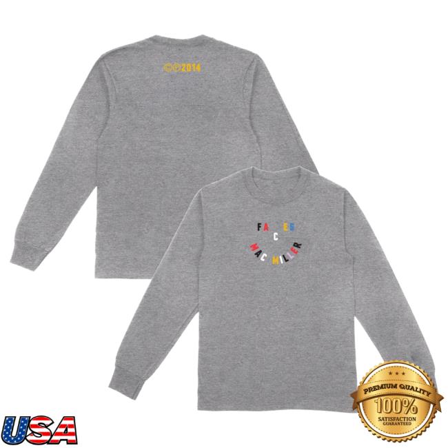 Official Mac Miller Merch Store Faces 10 Year Smile Mens Long Sleeve Shirts Macmillerswebsite Clothing Shop
