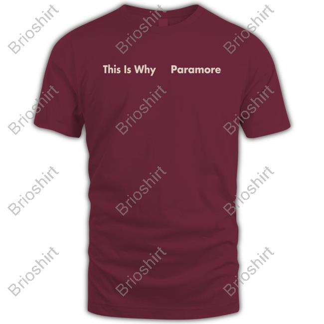 Official Paramore Shop Merch This Is Why Red Album Shirts