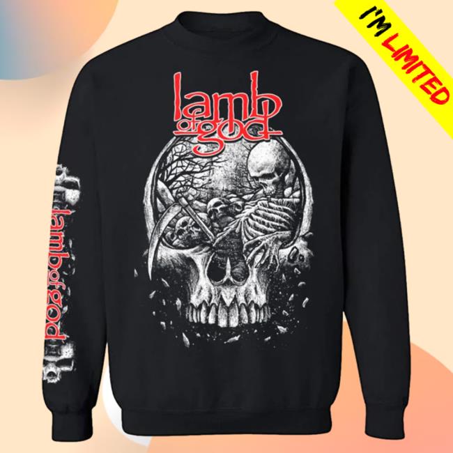 Official Lamb Of God Merch Store Tomb Skull Attractive Hoodie
