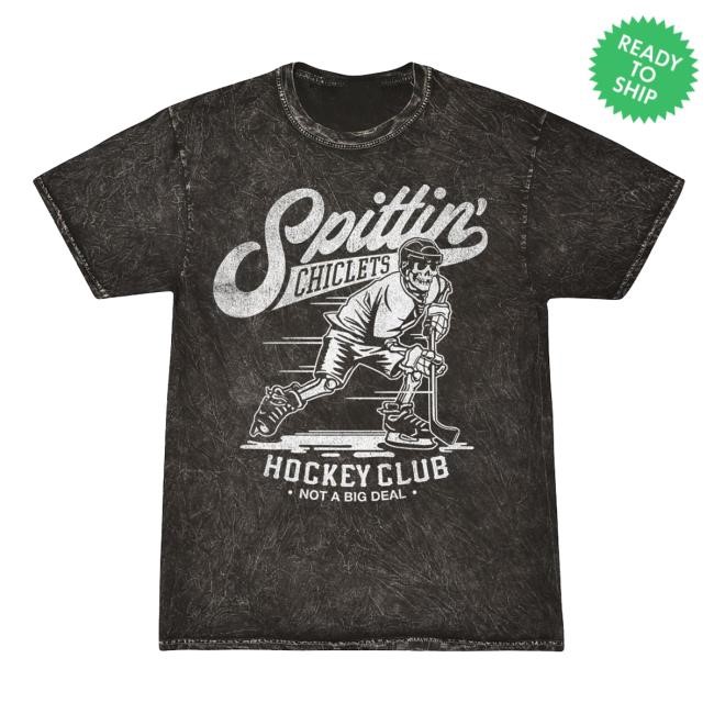 Spittin Chiclets Merch Spittin Chiclets Hockey Club Skel Classic T Shirt