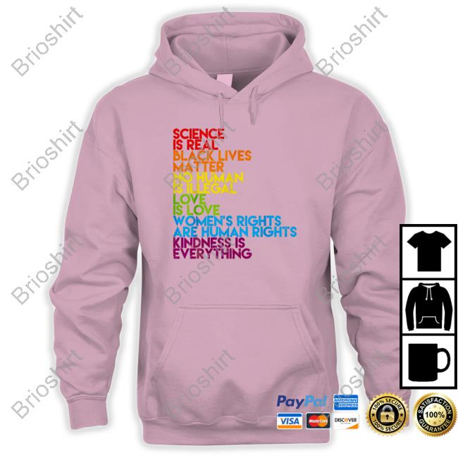Science Is Real Black Lives Matter Limited Edition Black Sweatshirt