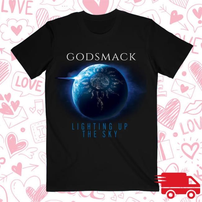 Godsmack Lighting Up The Sky Album Tee Shirt Godsmack Merch