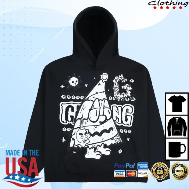 Official Glo Gang Merch Store Glo Gang Glo Christmas Popover Hoodie (Black) GloGang
