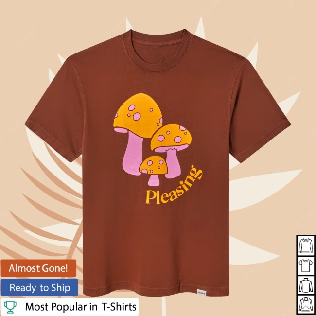 The Pleasing Mushroom Shirt in Sky Pleasing Shop Apparel