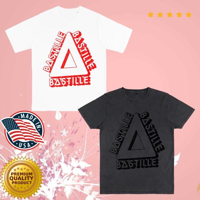Bastille Band Bastille 3D Triangle New Shirt Bastille Official Merch Store
