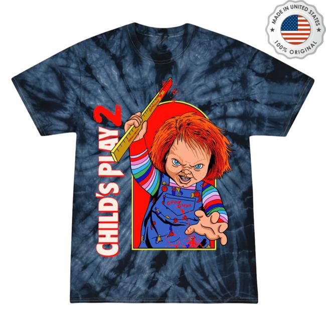 Official Cavity Colors Child’S Play 2 Very Naughty Tie Dye Tees 3D Cavitycolors