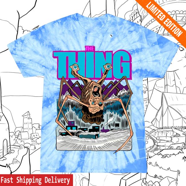 Official Cavity Colors The Thing Norris Monster Tie Dye Sweatshirt 3D Cavitycolors