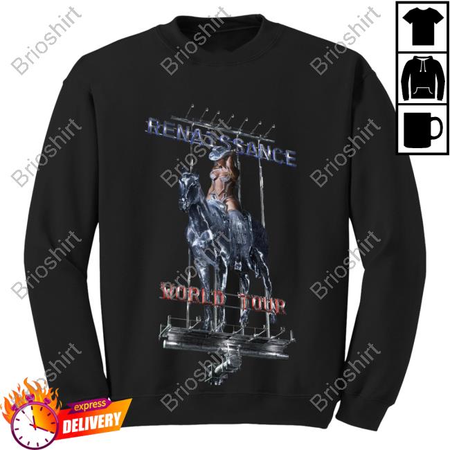 Beyoncé Official Renaissance World Tour Merch Billboard Crew neck Sweatshirt