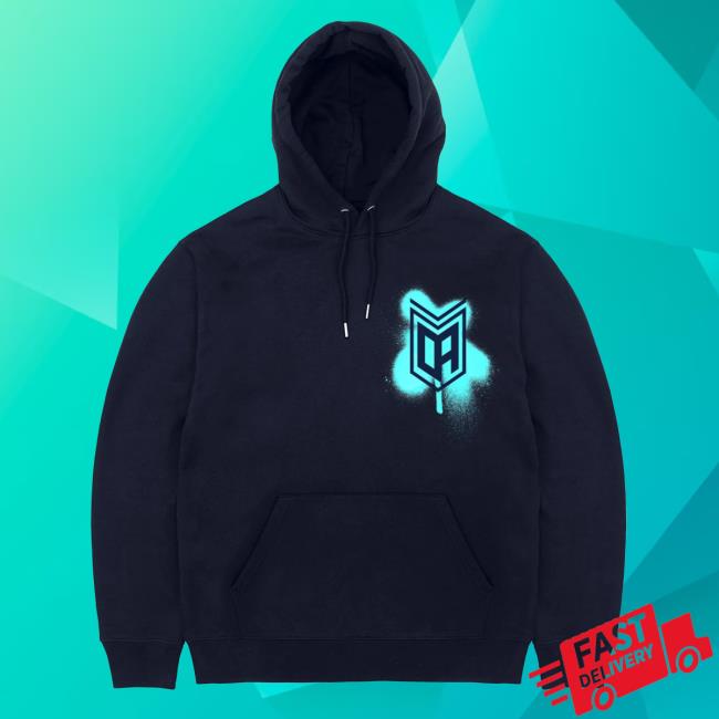 Danny Aarons Merch Store Danny Aarons Deface Navy Pullover Hoodie - Tlntstore