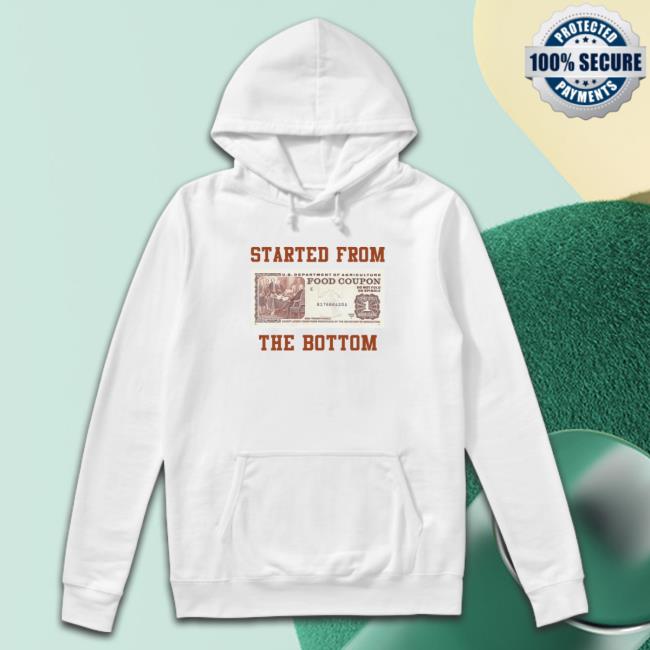 Food stamp started from the bottom Long Sleeve Tee