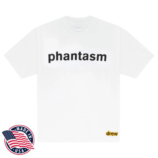Official Drew House Merch Store Shop I Am Phantasm Ss Tees White DrewHouse Apparel Clothing