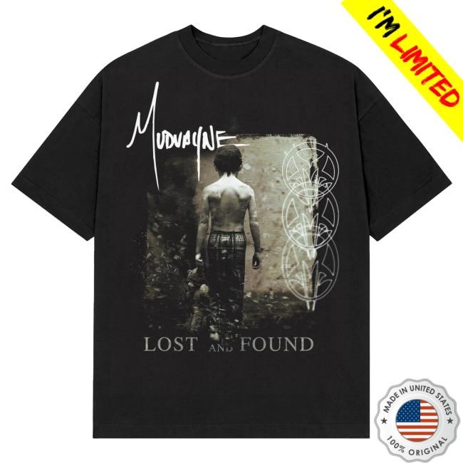 Official Mudvayne Merch Mud Vayne Lost & Found Album Art Shirt