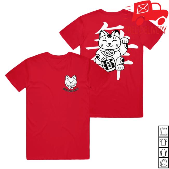 Official Dance Gavin Dance Band Merch Cat Red Hot Shirt DanceGavinDance