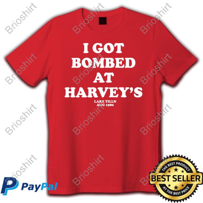 Official I Got Bombed At Harvey's Tank Top