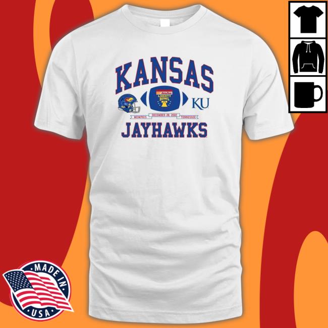Official Kansas Jayhawks 2022 Bowl helmet T-Shirt