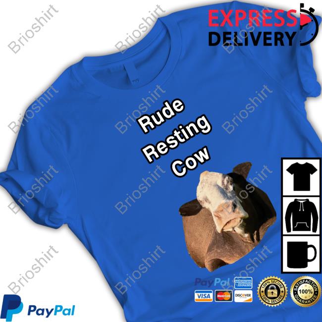 Rude Resting Cow Shirt
