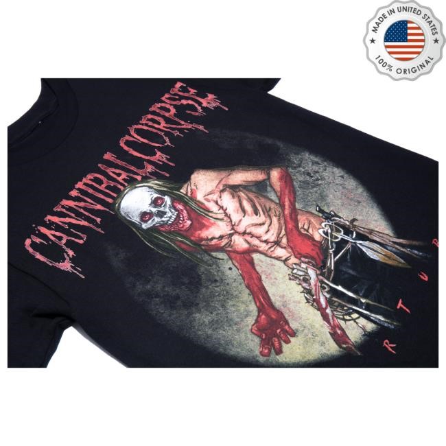 Official Cannibal Corpse Merch Cannibal Corpse Torture Killer Tshirt (Black)