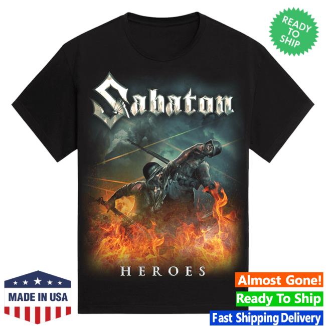 Official Sabaton Merch Store Sabaton Man Of War 2014-2015 Tour Shirt New Sabaton Shop