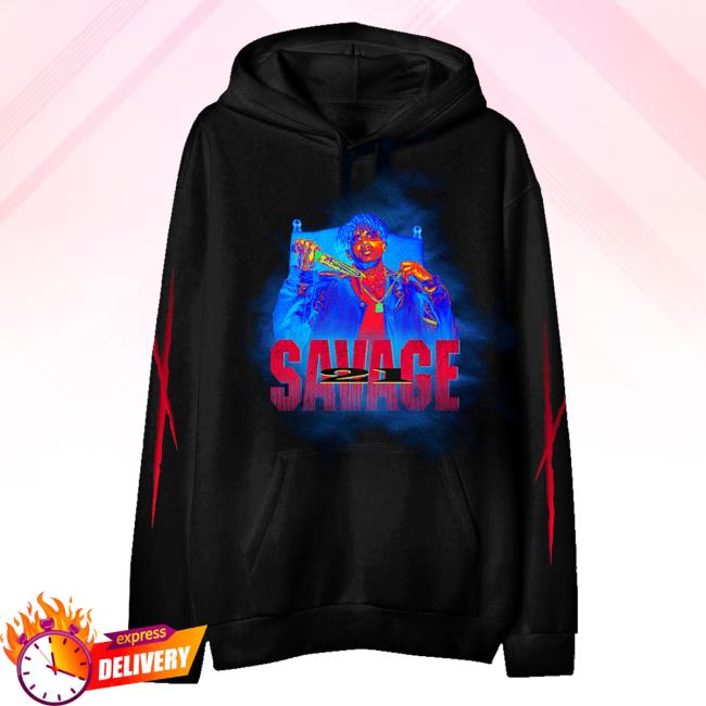 Official 21 Savage Merch Store King Crewneck 21 Savage Apparel Clothing Shop 21Savage