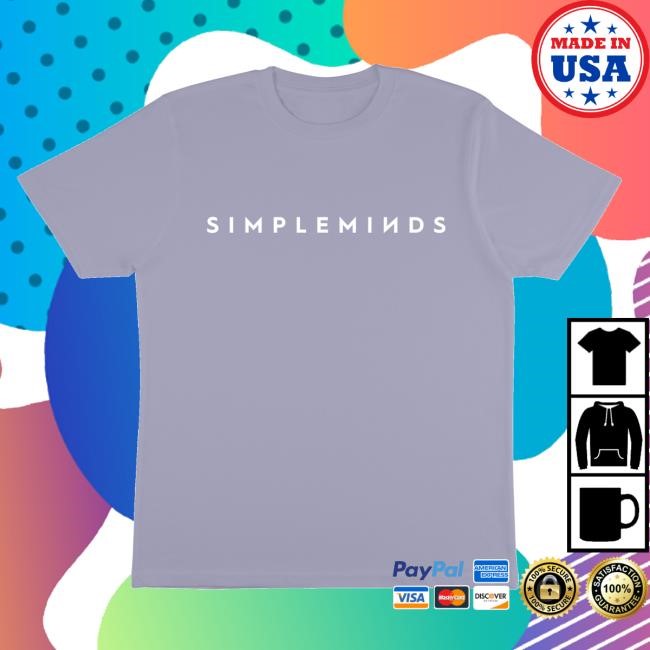 Simple Minds Official Merch Shop Butterfly Summer Tour Itinerary Retro Shirt Simple Minds Store Clothing