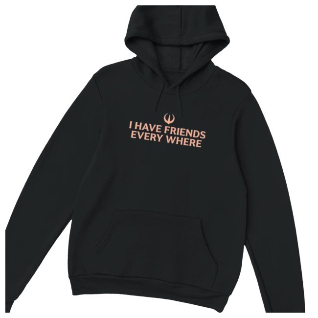 Official Stephen Colbert I Have Friends Everywhere Shirt Blod