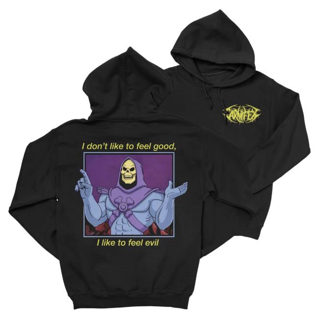 Official Indie Merch Store Carnifex Feel Evil Pullover Hoodie IndieMerchStore