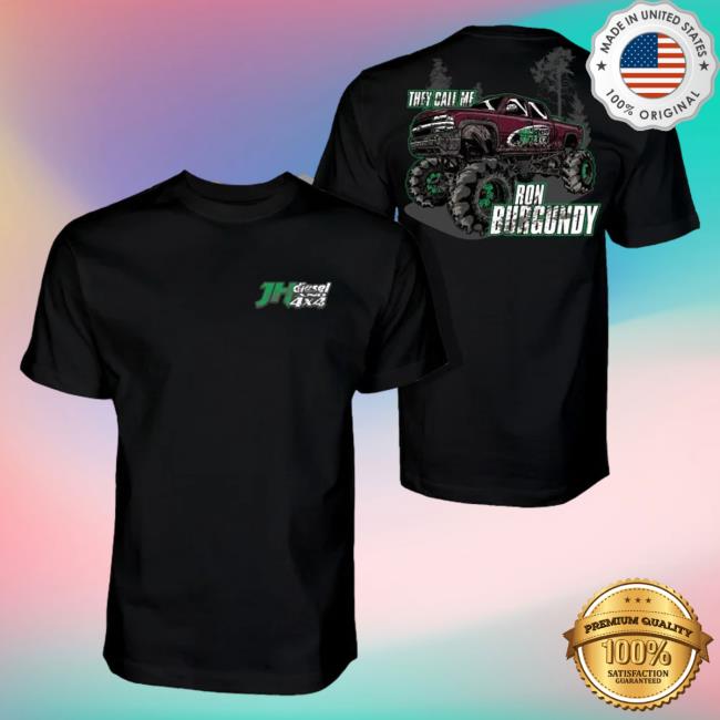 Cleetus Mcfarland Merch Jh's Diesel's Ron B Mud Truck Long Sleeved T Shirt