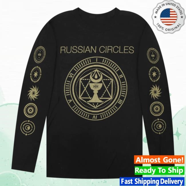Official Hellomerch Russian Circles Grail Black Long Sleeve Top Shirt Hello Merch
