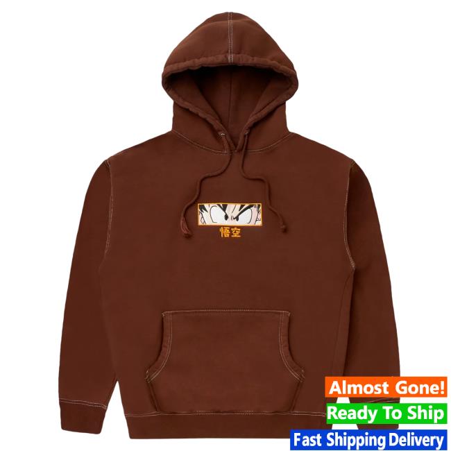 Official Hypland Clothing Merch Store Hypland Db Goku Eyes Sweatshirt (Chocolate)