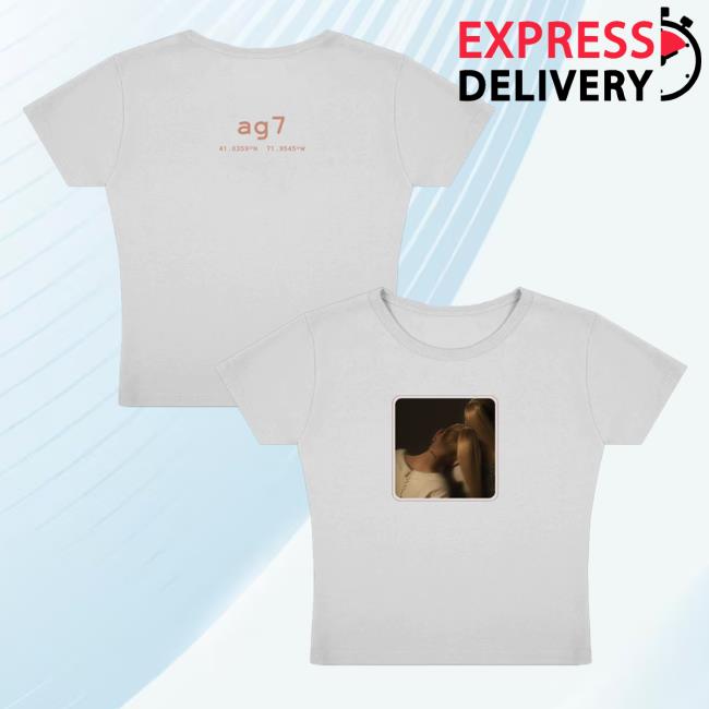 Official Ariana Grande Ag7 Cropped Top Shirt